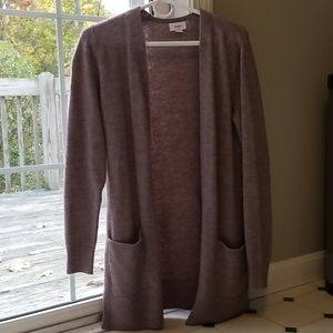 womens acrylic long cardigan